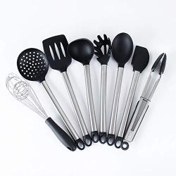 Kitchen Utensils,Silicone Spatula Set Silicone Kitchenware Cookware Non-stick Gets Shovel 8-piece Set