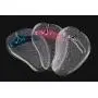 3 Pairs Gel Thong Sandals Forefoot Pad Toe Protectors Anti Slip Shoes Grip Pads Sandals Flip-Flop Inserts Forefoot Cushions Pad Massage Insoles Ball of Foot Grip Pads (Color Random)