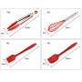 YWT Silicone Kitchen 10 Piece Set-Nonstick Cookware Silicone Kitchenware Set Cooking Shovel Spoon Tool Kitchenware Set No BPA Dishwasher Safety