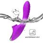 Wytinug Toy 9 Speed Silicone Suckǐng Vibe Clǐtorǐal G Spotter Dillo Suc-ker Mssager Rechargeable for Women