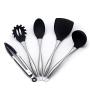 Silicone Kitchenware Stainless Steel Handle 5 Piece Kitchenware Set High Temperature Non-stick Cookware Silicone Kitchenware Spatula Cooking Set, Kitchenware