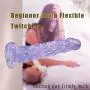 TTQQJJ 7.8 Inch Safe and Heathy Silicone Powerful Suction Cup Women Personal Pleasure Toys - Blue - Biyenanian