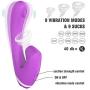Powerful 7 Sucking Toys, Waterproof Handheld Wand Massager with Heating, Medical Silicone,USB Rechargeable