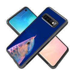 Samsung Galaxy S10 Case, Arowana Shock-Absorption TPU Rubber Bumper Samsung Galaxy S10 Case, Ultra Thin Slim Protective Cover for Samsung Galaxy S10-Black
