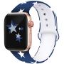 Kaome Floral Bands Compatible with Apple Watch 38mm 40mm 42mm 44mm, Soft Silicone Fadeless Pattern Printed Replacement Strap Bands for Women, Compatible with iWatch Series 5/4/3/2/1, S/M M/L