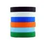 M-online Silicone Bracelets Blank Adult Rubber Wristbands Mixed Colors 12pcs/Pack Party Accessories Favor
