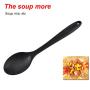 5pcs/set Silicone Kitchen Utensils, Cooking Tool Set, Heat Resistant Silicone Kitchenware, Non Stick Easy To Clean Kitchen Baking Tools,Truner,Spoon(Black)