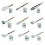 WSPQ Kitchenware Set, Silicone Cooking Utensil Set, Suitable for All Kinds of Cooking, Baking, Including Spatula, Soup Spoon, Colander, Pasta Spoon