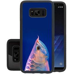 Samsung Galaxy S8 Case, Arowana Shock-Absorption TPU Rubber Bumper Samsung Galaxy S8 Case, Ultra Thin Slim Protective Cover for Samsung Galaxy S8-Black