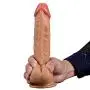 LEEPSEXY Realistic Dildos Double Layered Silicone Dildo Hyper Realistic Premium Penis Sex Toys with Suction Cup Insertable 5.9 inches/Width 1.6 inches