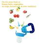 Baby Fruit Feeder Pacifier 3Pack-Fresh Food Feeder-Silicone Nipple Teething Toy-Silicone Pouches for Toddlers & Kids