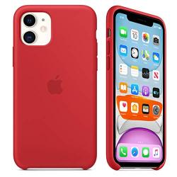 Maycase Compatible for iPhone 11 Case, Liquid Silicone Case Compatible with iPhone 11 (2019) 6.1 inch (Red)