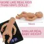 Vollence 18 inch Sleeping Full Body Silicone Baby Dolls,Not Vinyl Material Dolls,Eye Closed Realistic Newborn Real Baby Dolls That Look Real, Soft Handmade Silicone Lifelike Baby Doll - Boy