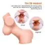 Lifesize Adult Toys for Men - 3D Realistic Silicone Love Doles for Man Male Bedroom Self Pleasure (With USB Heater & Lube)