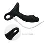 Male Vibrating Anal Plug Sex Toys Prostate Massager, EROKAY USB Charging 10 Speed Silicone Anal Vibrator