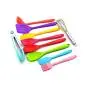 silicone kitchenware cooking set of spatulas spoons heat resistant 10pcs multicolour kitchen baking tool sets 10pcs stylish travel party spatula spoon cookware color heat-resistant whisk shovel