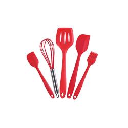 5Pcs Kitchenware Silicone Heat Resistant Kitchen Cooking Utensils Non Stick Baking Tool Dinnerware Cooking Tool Sets