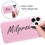 MILPROX iPhone 11 Pro Case with Screen Protector, Liquid Silicone Gel Rubber Shockproof Slim Shell with Soft Microfiber Cloth Lining Cushion Cover for iPhone 11 Pro 5.8 inch (2019)-Pink