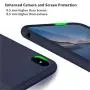 iPhone X Silicone Case, XSHNUO Liquid Silicone Gel Rubber Ultra Thin Case with Soft Microfiber Cloth Lining Cushion for Apple iPhone X (2017) 5.8 inch (Midnight Blue)