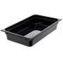 Carlisle 10201B03 StorPlus Full Size Food Pan, Polycarbonate, 4" Deep, Black
