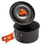 small-lovely Camping Cookware Mess Kit Backpacking Gear & Hiking Outdoors Bag Cooking Equipment Lightweight, Compact, Durable Pot Bowls