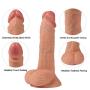 JHKJDF Pleasure Stick for Women 7.48 Inch Soft Dual Silicone Layer Relax Massager Toys with Suction Cup Made of Health Material Box Package Pleasing Toys for Men Women