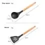 HUShjsd Kitchenware Set Of 11, Household Spatula Tool Silicone Wooden Handle Kitchen Set Kitchen Non-stick Pan，spatulas Silicone Heat Resistant