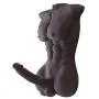 Man Torso Phallic Doll Entity Silicone Sex Doll Female masturbation toy Man Torso Phallic Doll (7.1 Inch Penis) Sex Doll For Women (brown)