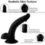 RJFAB 9 Inch Realistic Double Layer Silicone Toy with Strong Suction Cup