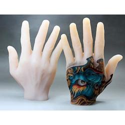 Zombies Soft Silicone Tattoo Practice Hand Fake Skin (Right Hand)