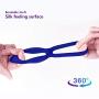 SheLins Softy Silicone Cock Rings Penis Enlarger Stronger and Harder Erection to Prolonging Climax Sex Toys for Men Flexible Size Ring Dark Blue