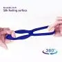 SheLins Softy Silicone Cock Rings Penis Enlarger Stronger and Harder Erection to Prolonging Climax Sex Toys for Men Flexible Size Ring Dark Blue