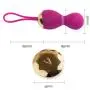 Kegel Balls for Beginners by Fox Kelly Pink Medical Grade Silicone Waterproof Sex Toy, vibrate Your Way to a Happy Life.