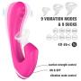 Hands Free Silicone Pleasure Toy Clitòrial Stimulàtion Toys for Her Clitòrial Stimulàtion Toys Sùcking Pleasure Toy for Women Couple Waterproof Vibràntor Bùllet for Women Couple with Remote Stimulàto