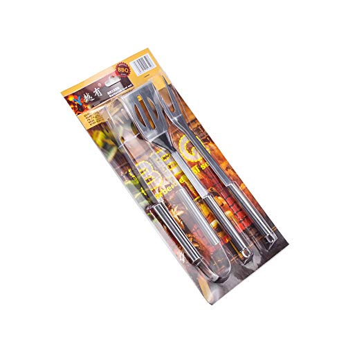 Outdoor Kitchen Barbecue Grill Accessories 3 Piece Set