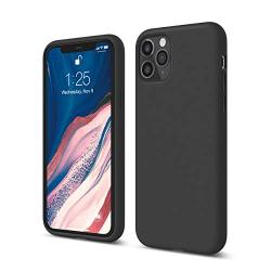 elago iPhone 11 Pro Silicone Case |Black| - Premium Liquid Silicone, Raised Lip (Screen & Camera Protection), 3 Layer Structure, Full Body Protection, Flexible Bottom