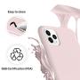 ORNARTO Liquid Silicone Case for iPhone 11 Pro, Slim Liquid Silicone Soft Gel Rubber Case Cover for Apple iPhone 11 Pro(2019) 5.8 inch-Pink Sand