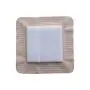 Silicone Foam Dressing with Border (Adhesive) Waterproof 4" X 4" (10 cm X 10 cm) (Central Ultra Absorbent-Foam 2.5" X 2.5") 10 Per Box (1) Wound Dressing by Areza Medical