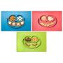 ezpz Happy Mat - One-piece silicone placemat + plate (Coral)