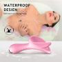 Waterproof Vibration Comfortable Silicone Wireless Hand-held Tongue Tongue Flirting Charging Clitoris Stimulation Massage Body, 10 Modes, Designed for Women, Suitable for Ladies and Couples