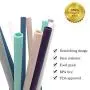Silicone straw with cleaning brush for re-use，Set of 12 Big Silicone Straws for 30oz Tumblers Yeti/Rtic - Reusable Silicone