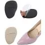 2 Pairs Metatarsal Pads for Women, Soft Sillcone Gel Forefoot Heel Cushion Inserts, Ball of Foot Cushions for High Heels