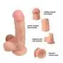 7-Inch Women Silicone Mǎssǎger Tools D?ld? Medical PVC Material Vibrant Toy