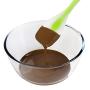 Makeopptionus Translucent Silicone Kitchen Utensil Set 5 Pcs Non-Stick Pan Kitchen Tools Ladle Spatulas Spoon Slotted Turner Kitchenware