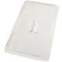 Carlisle 10210U07 StorPlus Full Size Polycarbonate Universal Handled Food Pan Lid, Clear