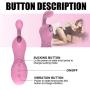 ZCXZY Relax Deep Tissue Massage T-Shirt 12-Frequency Vibration Sucking USB Charging Suction Silicone Female Toy Portable Beginner Stimulator