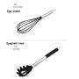 HUShjsd Silicone Kitchenware Set Of 13 Sets, Non-stick Kitchen Shovel Spoon Tool Set，Baking And Mixing - Ergonomic Flexible Silicone Spatula，Black