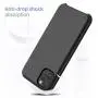 iPhone 11 Pro Case 5.8 inch FLOVEME Liquid Silicone Gel Rubber Soft Protective Mobile Phone Case Compatible with iPhone 11 Pro 2019 Soft Flannel Lining Shockproof Basic Phone Cover (Black)