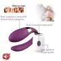 7 Frequency U-Shape Couple Love Stimulation Promote Toys Sport Tool USB Rechargeable Silicone Couples Wand Massage Back Neck Muscles Purple