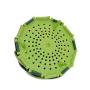 QLJJSD Sieve basket, kitchen basket collapsible telescopic multi-function silicone tray drain basket Kitchenware (Color : Green)
